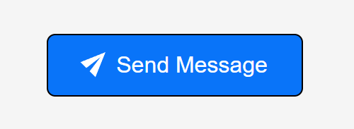 A blue button with a folded paper aeroplane icon and send message text in white