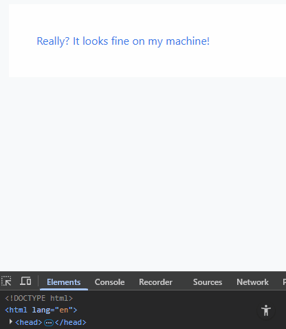 Blue text on a white background with contrast ratio of 3.7 to 1